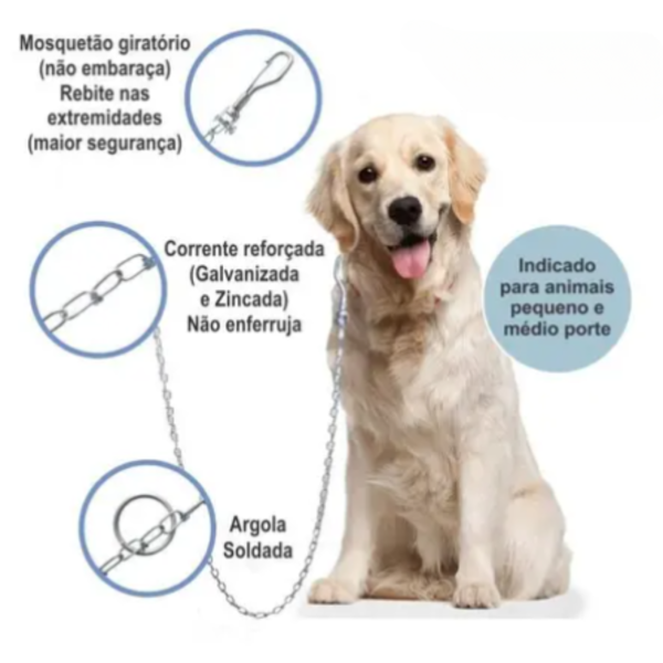 CORRENTE ZINCADA CAES N4 12UN P*0 - Imagem 2