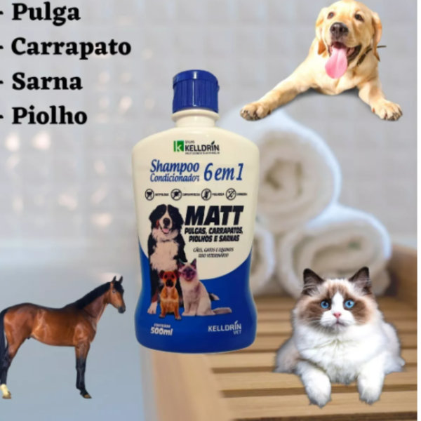 SH ANTIPULGAS MATT 6X1 500ML P*0 - Imagem 4