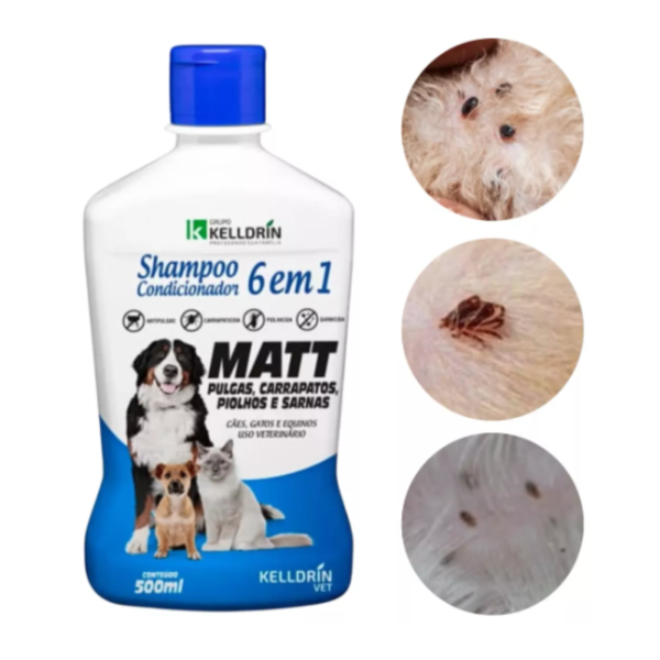 SH ANTIPULGAS MATT 6X1 500ML P*0 - Imagem 7