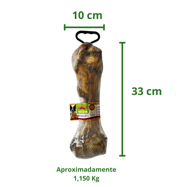 Osso Fêmur Bovino Defumado Petisco Para Cães 2 Unidades - Imagem 2