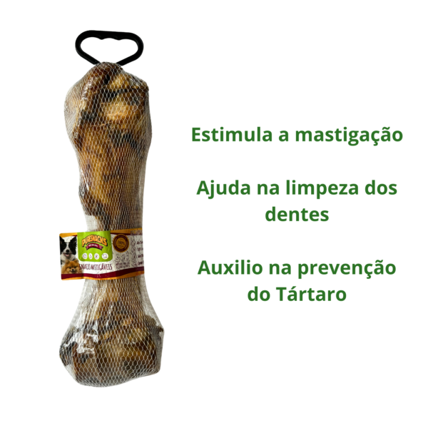 Osso Fêmur Bovino Defumado Petisco Para Cães 2 Unidades - Imagem 3