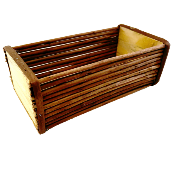 Cachepô de violeta de vime para decoração - Imagem 5