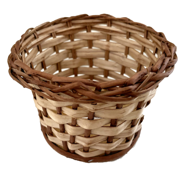 Cachepô para flores de vime para decoração