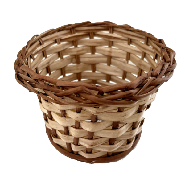 Cachepô para flores de vime para decoração - Imagem 3