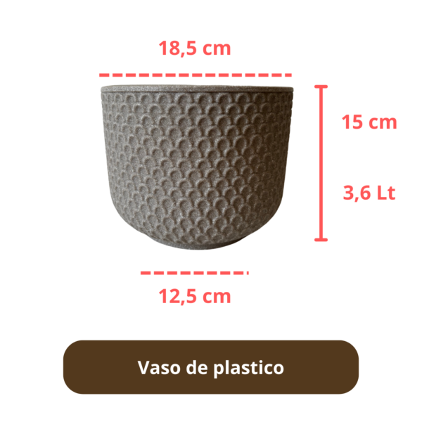 VASO BETA POLIETILENO MINI - Imagem 6