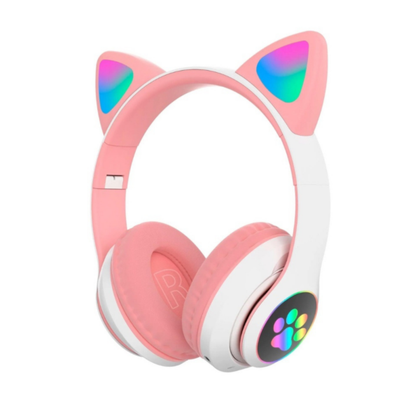 Fone de ouvido over-ear gamer s/ fio CAT Gaming c/ luz LED - Imagem 8