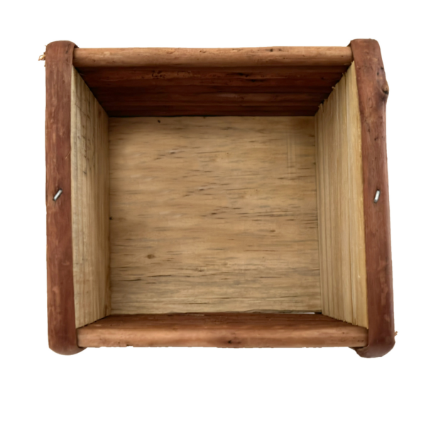 Cachepo Suporte Flores vaso de palito de Vime 11cm Premium - Imagem 6