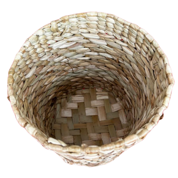 Cachepo De Taboa De 16 Cm Luxo Para Decoração E Organização - Imagem 6