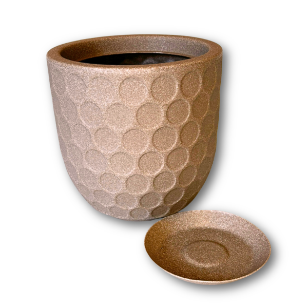 Vaso Plantas Funchal Plus 26 cm Plastico Moderno com Prato - Imagem 4