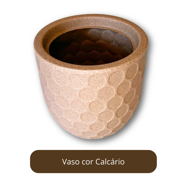 Vaso Plantas Funchal Plus 26 cm Plastico Moderno com Prato - Imagem 5