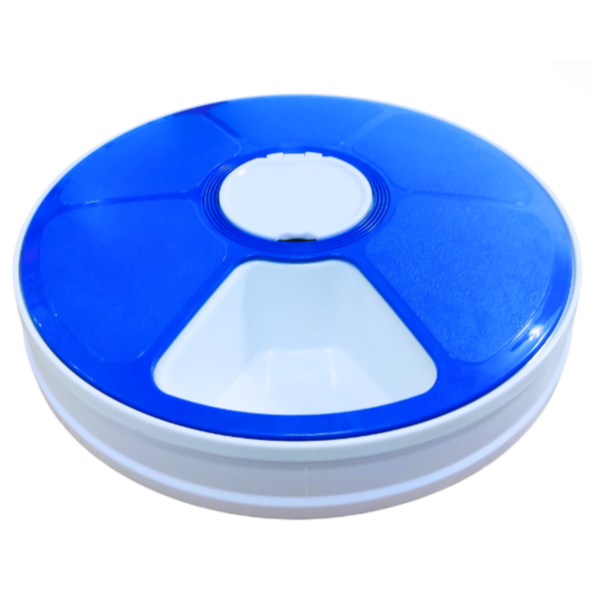 Comedouro Disco Automatico para Gatos Caes c/ Timer a Pilha - Imagem 5