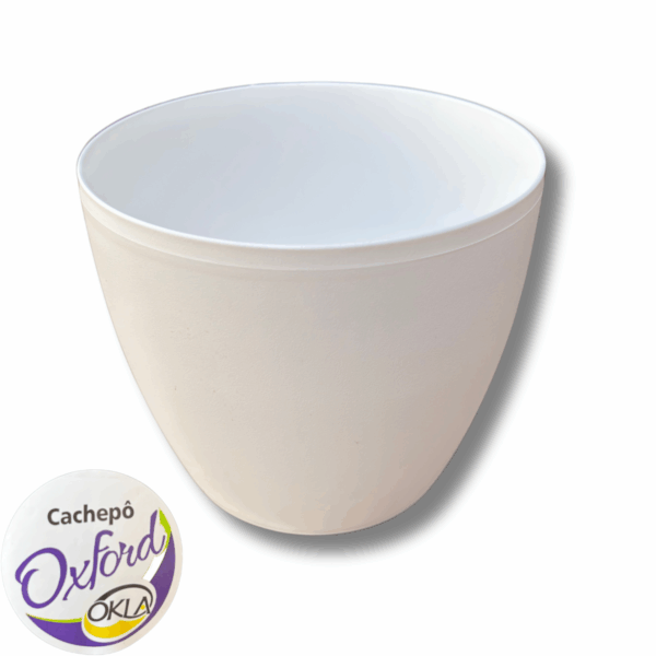 Vaso Cachepo Mesa Oxford Redondo 15Cm Flor Orquidea Kit 5 - Imagem 2