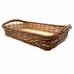 Bandeja chá café vime Alça Premium organizadora 38 cm Premium