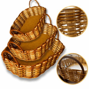 KIT COM 3 BANDEJAS OVAL DE 3 TAMANHOS VIME
